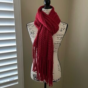 Pistil Red Knit Scarf